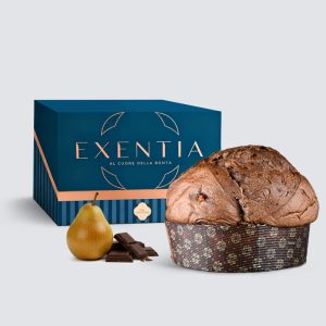 Panettone pera e cioccolato, con confezione Exentia