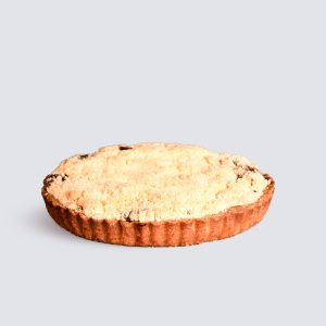 Crostata con le noci, pere e caffè
