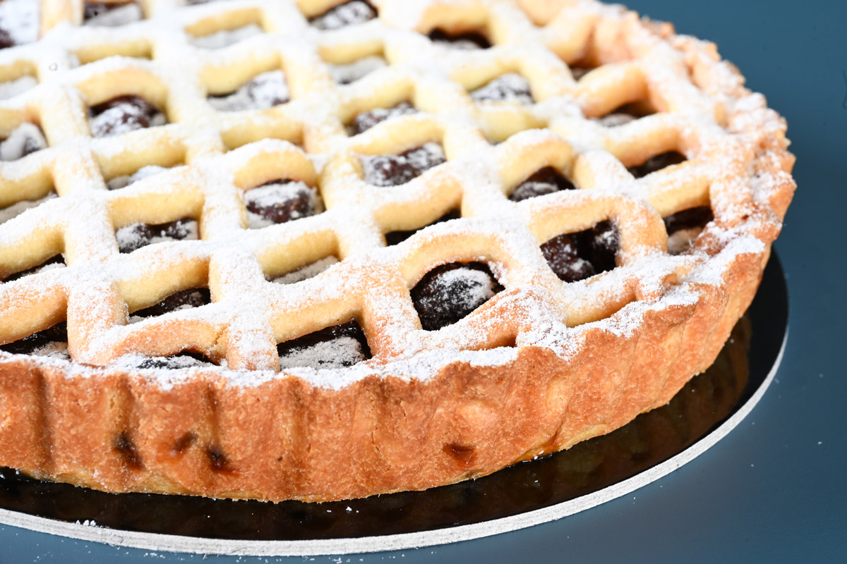 Crostata artigianale pasticceria Exe Lab di Bergamo